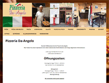 Tablet Screenshot of pizzeria-daangelo.de